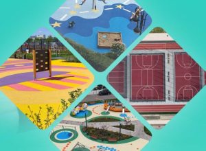 Резиновое покрытие для спортивных и детских площадок: преимущества и особенности